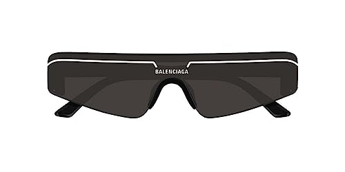 Balenciaga Shield Sunglasses BB0003S 001 Black 99mm 00033
