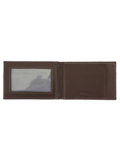 Timberland Men's Slim Leather Front Pocket Credit Card Holder Wallet, Light Brown (Money Clip), One Size #TOP1