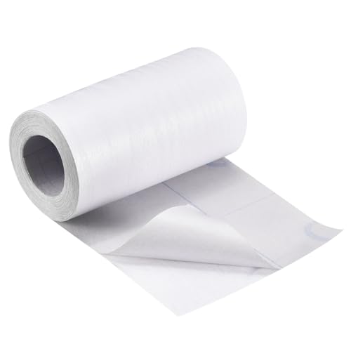 Image of Wood Grain Repair Tape - 1 Pack Self Adhesive Wood Tape Fits for Tables Doors Window Floor Furniture Renovation - PVC Durable Multi-Use Adhesive Patch - (3.9-inch x 33-ft White)
