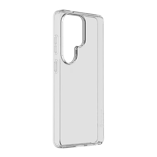 Cellularline Coque Rigide pour Galaxy S26 Ultra Clear Protect avec Bords en Gomme, Protection Anti-Choc, Certification MilitaryTest, Formule antibactérienne, Transparent