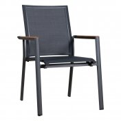 Zebra Stapelsessel Fly, carbon grey