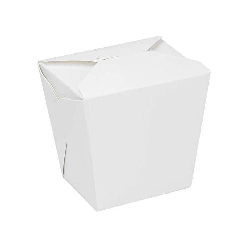 Karat FP-FP32W 32 oz. Paper Take-Out Container - White (Case of 450)