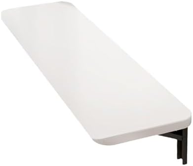 Wall Mounted Folding Table 20x40cm Space Saving Laundry Desk Wooden Floating Desk Compact Foldable Computer Table for JNHWll Spaces