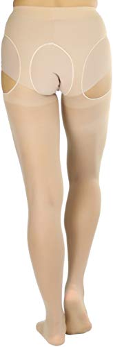 Image of ToBeInStyle Women's Suspender Pantyhose