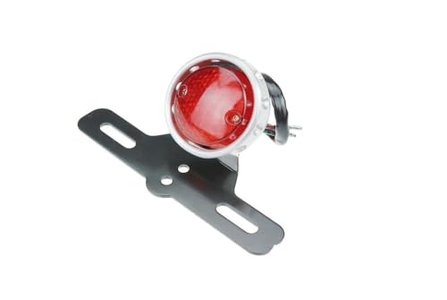Feu stop moto arriere avec support plaque moto pour remplacer un eclairage Bobber LED