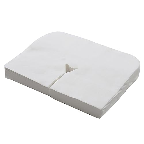 OSOLADY Breathable Turban Head Scarf Covers 100pcs Face Pillow Covers for Massage Beds Spa Shops