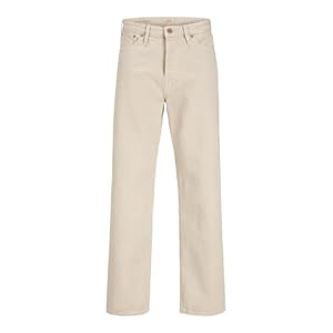 JACK & JONES Male Men’s Loose Fit Jeans Stonewash | High Rise, Classic Closure | Comfortable & Durable