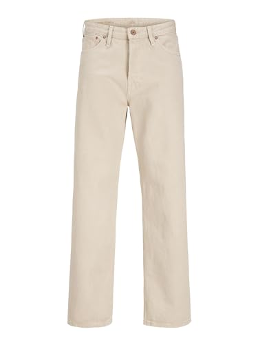 JACK & JONES Male Men's Loose Fit Jeans Stonewash | High Rise, Classic Closure | Comfortable & Durable