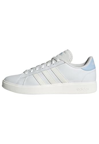 adidas Grand TD Lifestyle Court Casual Shoes, Zapatillas Mujer, Crystal White Core White Clear Sky, 40 EU