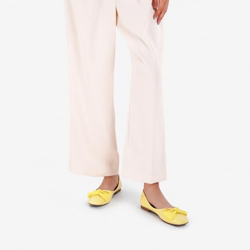 Image of C.Paravano Flats for Women | Ballet Flats | Square Toe | Dressy Casual Shoe