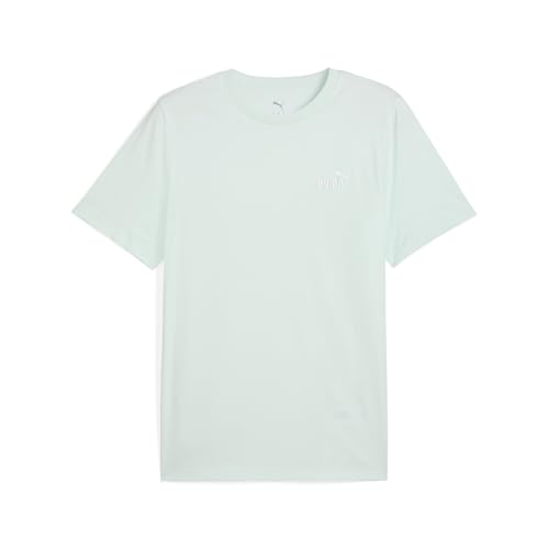PUMA Unisex ESS Small No. 1 Logo Tee (s) T-Shirts, Peaceful Blue, M – Ansicht 1