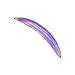 Natural Amethyst Gemstone Tribal Septum Curved Spike Tusk | Handmade Purple Crystal Septum Jewelry | Organic Stone Body Piercing for Nose & Septum (6 mm (2 g))
