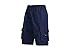 XLATD Men's Zipper Pockets Hiking Athletic Running Shorts,Durable Stretch Quick Dry Shorts with 4 Pockets (F,3XL)