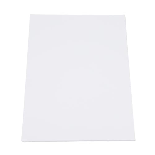 Bewinner 100 Hojas de Papel Adhesivo A4, Etiquetas Autoadhesivas Compatibles con Impresoras de Inyección de Tinta, Blanco Mate Brillo para Artes, Manualidades, Etiquetado de Oficina y Organización