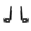 1U Rack Mount Bracket Kit Fit for Shure SLX4 SLXs SLXD4 Wireless Microphone Receivers, Metal Dual Rack Mount Kit, Black #3