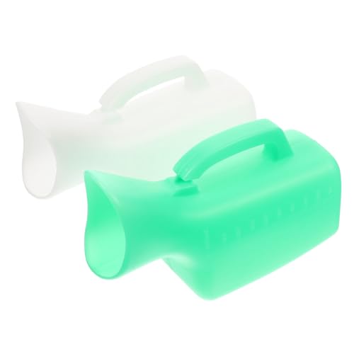 TOVINANNA Handheld Urine Bottle for Women Pee Funnel Portable Urinal Hospital Supply Travel Pee Bottle Easy to Carry