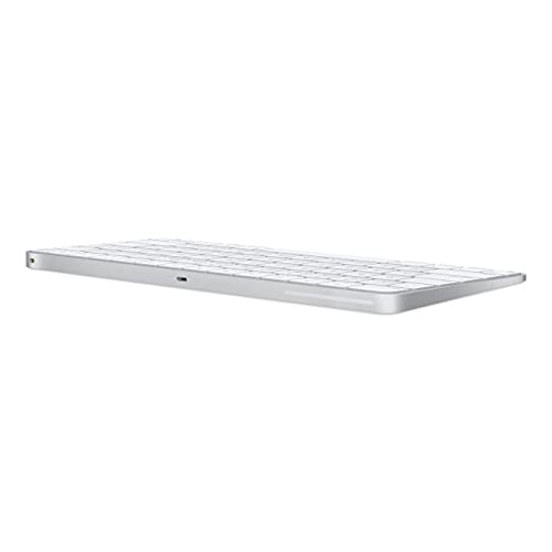 Image of Apple Magic Keyboard with Touch ID (for Mac Computers with Apple Silicon) - Arabic - Silver (Renewed)