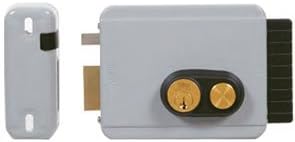 Viro V8972-LH V97 Electric Lock with Inward Button LH, Silver