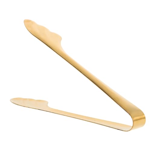 SOLUSTRE Vintage Stainless Steel Sugar Tongs with Angel Wings Design Portable Mini Tongs for Appetizers Desserts and Salad for Tea Parties and Buffets