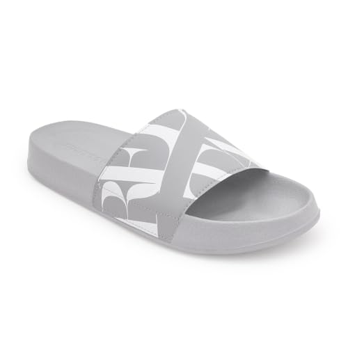 Image of Red Tape Beige Casual Pool Sliders for Men | Everyday Comfort