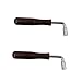 ERINGOGO 2pcs Piano Tuning Wrench Square Piano Tuning Hammer Square Tool Pointy