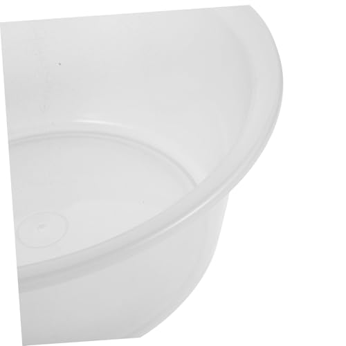 Bañera transparente portátil para pies de plástico duradero miniatura 3