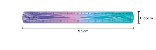 Maped 279315 - flexibles Lineal TWIST´n FLEX DECOR, 30 cm - Das Original! Mit neuem Farb-Verlauf - verschiedene Farb-Verläufe