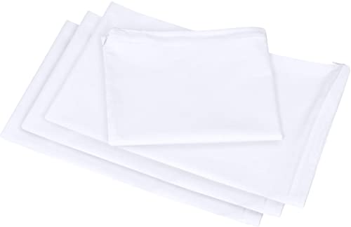 Image of Utopia Bedding 80 Pack Waterproof Pillow Protectors with Zipper Standard Size (White), Bed Bug and Dust Mite Proof Pillow case Covers, Moisture Wicking Pillow Encasements 20 x 26 Inches