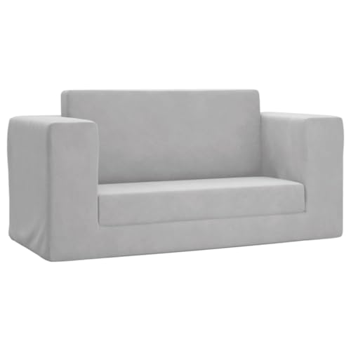 VidaXL Sofá Cama de niños 2 plazas Felpa
