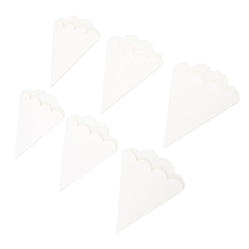 Althwuyu Popcorn Triángulos Bolsas de papel, bolsas de bocadillos pequeños para fiesta, noche de cine, festival, carnaval, restaurante, 100 piezas