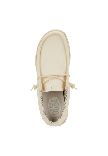 Image of HEYDUDE Men's Wally Stretch Canvas Loafers | Lightweight Slip On Shoes | Casual Walking, Travel & Everyday Style