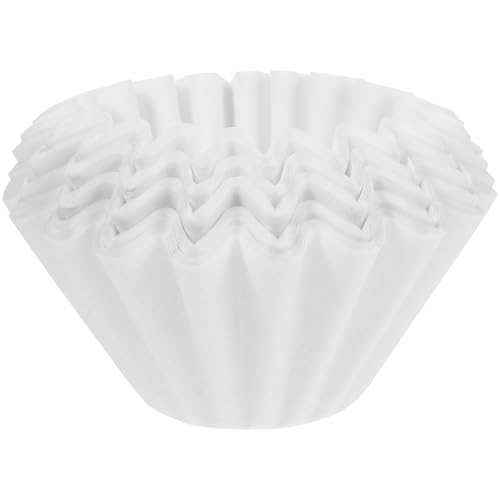 SHINEOFI 50 Filtros de Café de Papel Desechables para Vaso, Filtros de Café Grandes Filtración Fina, Prácticos y Seguros para Uso en Hogar, Oficina y Cafetería