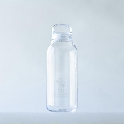 知床トコさん ウォーターボトル クリア 500ml×1本 常温で水が飲める 耐熱マイボトル