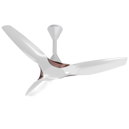 Image of Crompton New SilentPro Enso Senze 1200mm iOT BLDC Ceiling Fan | Premium Design | Wi-Fi, Bluetooth & Remote | Alexa & Ok Google |2x Low Noise |~50% Energy Savings | 4 Year Brand Warranty | Silk White