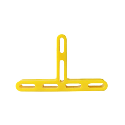 Gelb 5,0 mm Fugenlinie Abstandshalter Badezimmer Abstandshalter Fliesenwerkzeug Clips Dünner Abstandshalter aus rotem Ziegelstein Wanddekoration Abstandshalter Fensterabstandshalter (Gelb Farbe)