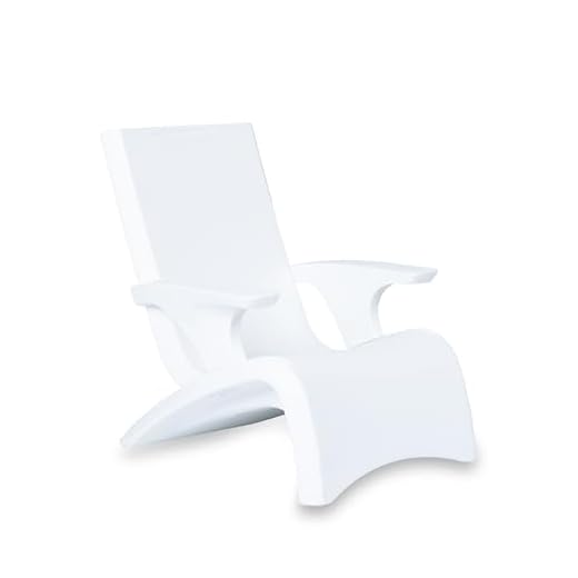 Best pool patio outdoor furniture with umbrella for chlorine pools Weighted Adirondack Chair for Pools