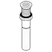 Moen 123816NL Part Grid Drain Without Overflow Nickel