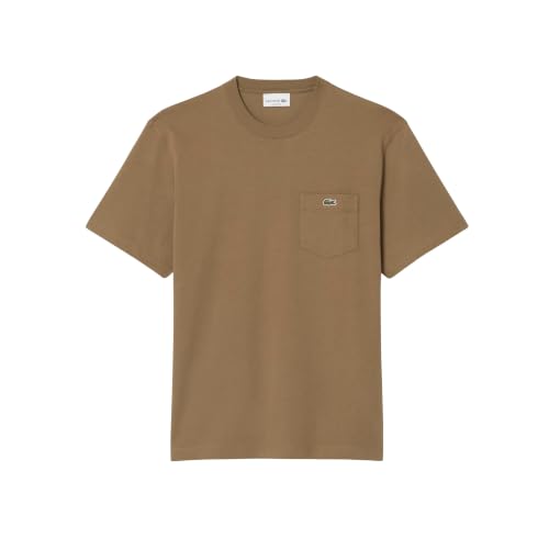 Image of Lacoste Men's Cotton T-shirt with Breast Pocket