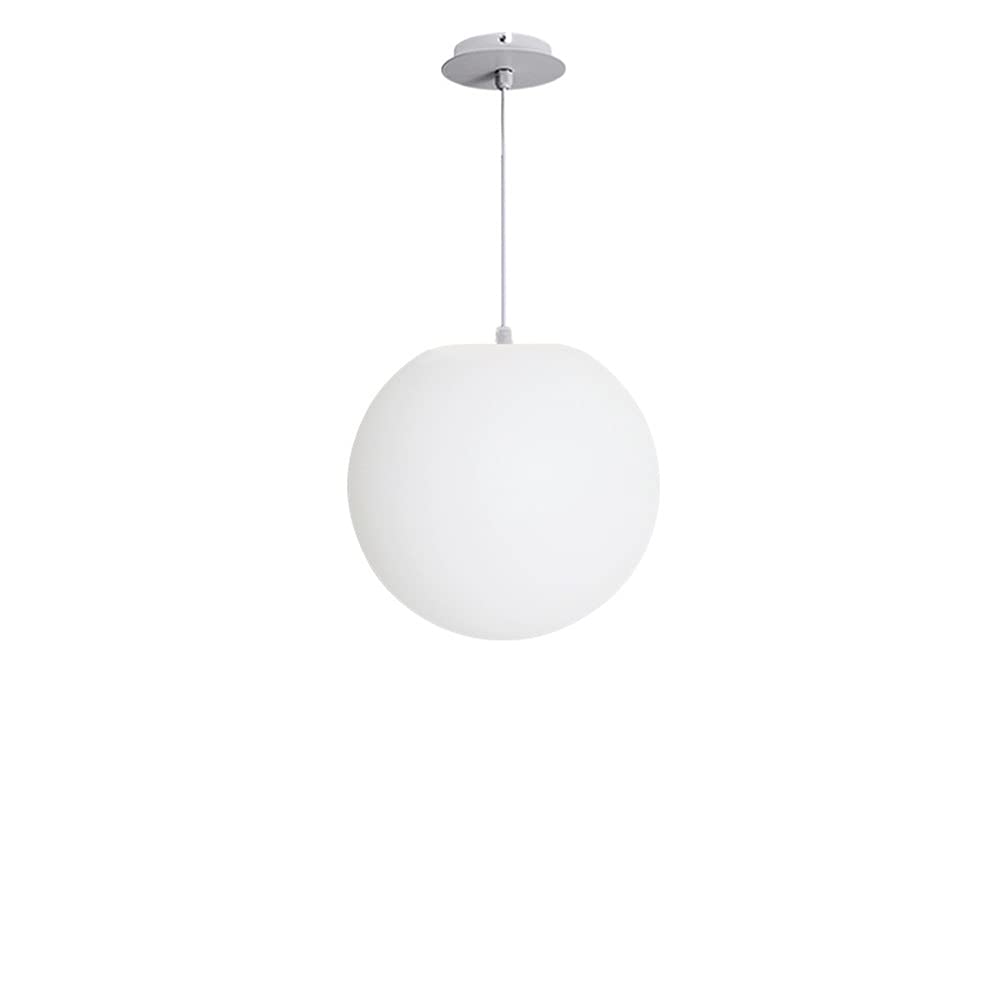 Adorno para comedor tipo lámpara esférica colorida con iluminación a control remoto