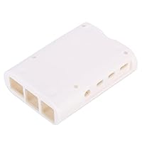ABS-Mikrocomputerbox, effizientes, einfach zu installierendes Schutzgehäuse mit Montagewerkzeugen für Raspberry Pi 4 Modell B(Weiß)