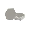 Avant Decor | Peel and Stick Kitchen Backsplash Tiles | Stone Composite Hexagon Solid Color | Stick On Wall Tiles | Easy DIY Installation | 6” x 6.9” | Box of 30 Tiles