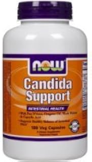 Now Foods – Fórmula de suporte Candida, cápsulas vegetais, 180 unidades