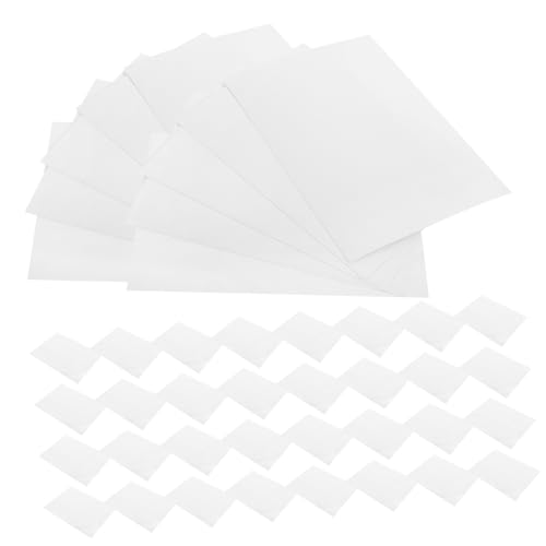 HAPINARY 100 Hojas Imprimir Papel Fotográfico Pegatinas De Vinilo Papel Adhesivo Para Impresora Vinilo Imprimible Almohadilla De Caballete Transparente Copia El Papel Instante