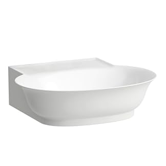 LAUFEN The New Classic Handwaschbecken, ohne Überlauf, ohne Hahnloch, 500x450mm, H8158524001421, Farbe: Weiß
