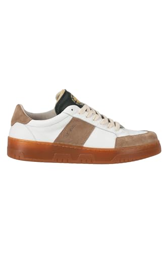 Saint Sneakers Zapatillas Sail Club M, Blanco Tórtola Verdone, 43 EU