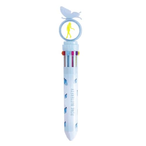 Stylo bille multicolore rétractable au design slim pour une écriture fluide et précise