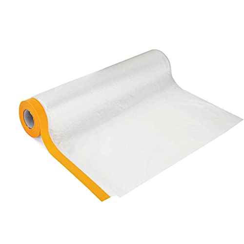2m*20m Polyethylen-Staubblattrolle Folien,Gewebeklebeband, Selbstklebende Malerfolie für zum Lackieren/Spritzen auch zum Staubabdichten von Möbeln/Geräten (1 Rollen 2m*20m) Cover