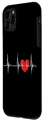 Kardiologe Herz EKG Herzschlag Pulseline Kardiologie Hülle für iPhone 11 Pro