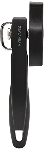 SAVANNAH SAV-0030 Smart Safety Can Opener, Black SAVANNAH SAV-0030 Smart Safety Can Opener, Black