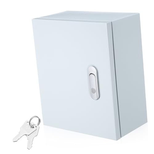 Boîte de jonction métallique saillie blanche pour armoire de contrôle de distribution de circuit